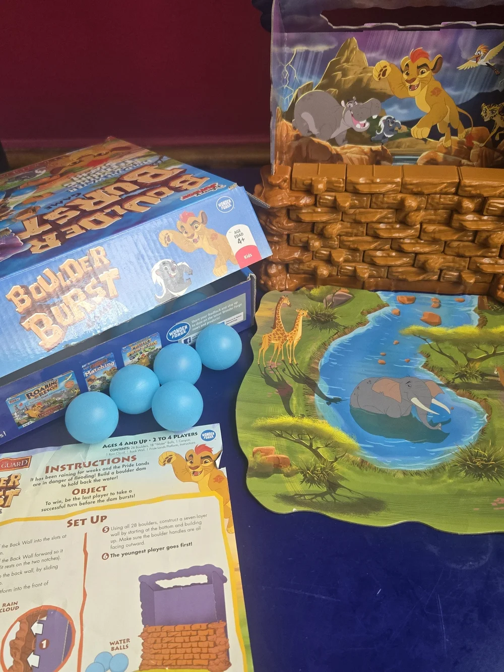 Disney Jr The Lion Guard Boulder Burst Game (Age 4+)